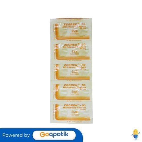 Zegren 50 Mg Strip 10 Tablet