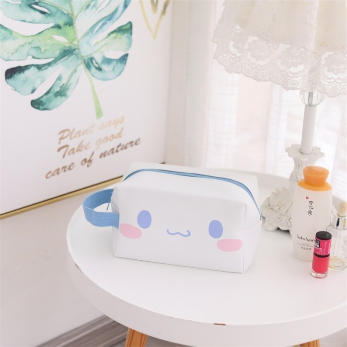 

✨LARIS✨ -Pouch Tempat Pensil Make Up Serbaguna Sanrio Hello Kitty My Melody Cin - ariel pink