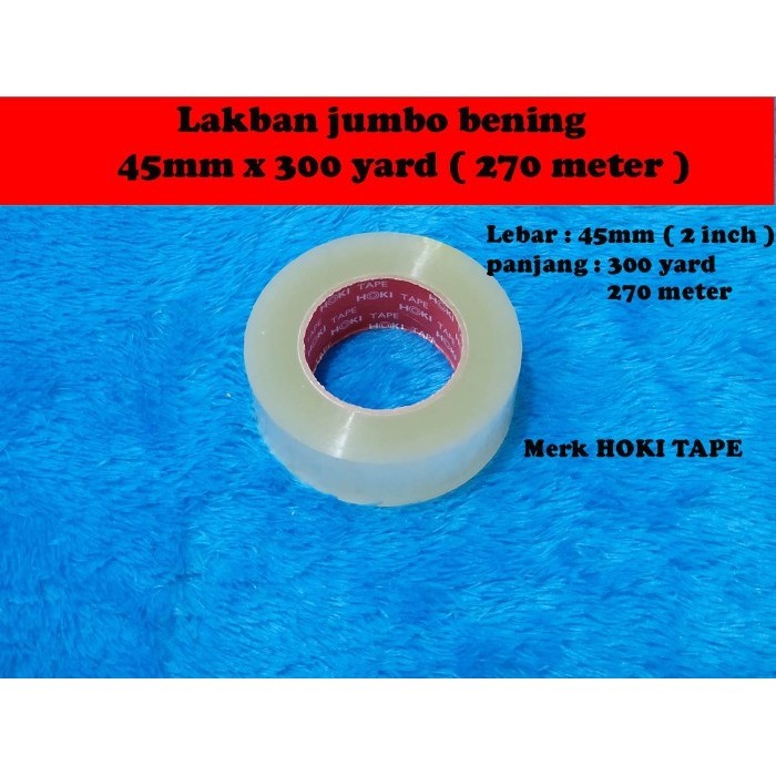 

LG09 lakban jumbo coklat 45mm x 300 yard 270meter - isolasi - tape lem - bening