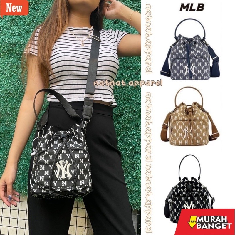Tas Bulan Sabit Wanita ((NEW IN)) TAS New York MLB  WANITA / SLINGBAG MLB  JACQUARD MONOGRAM / TAS W