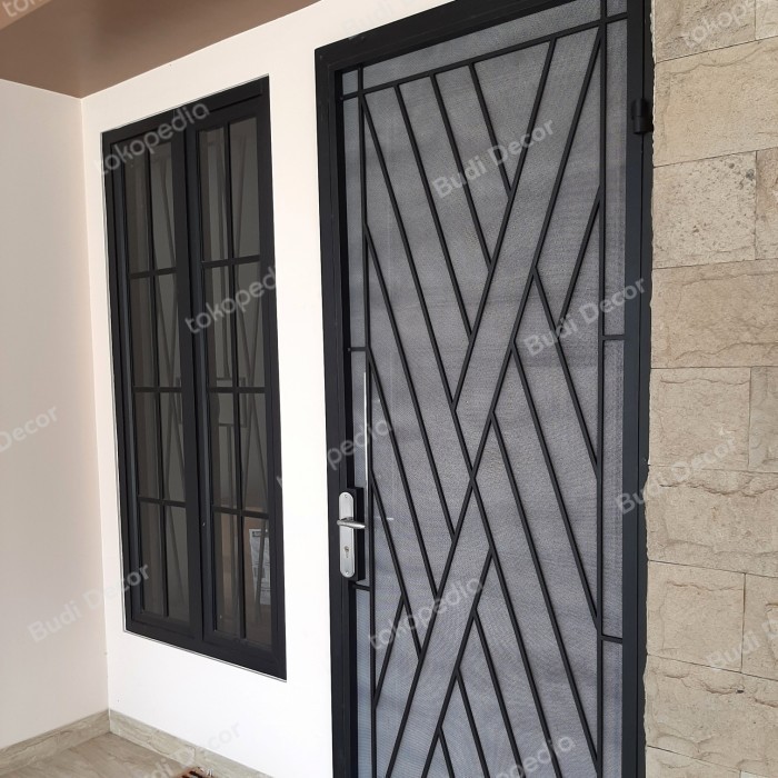 tralis minimalis,pagar jendela tralis