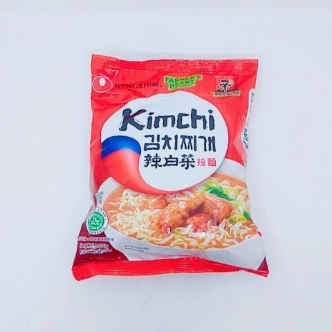 

NONGSHIM KIMCHI Ramyun Noodle Soup 120g / Mie Instan Korea Nong Shim Ramen HALAL 120 gram