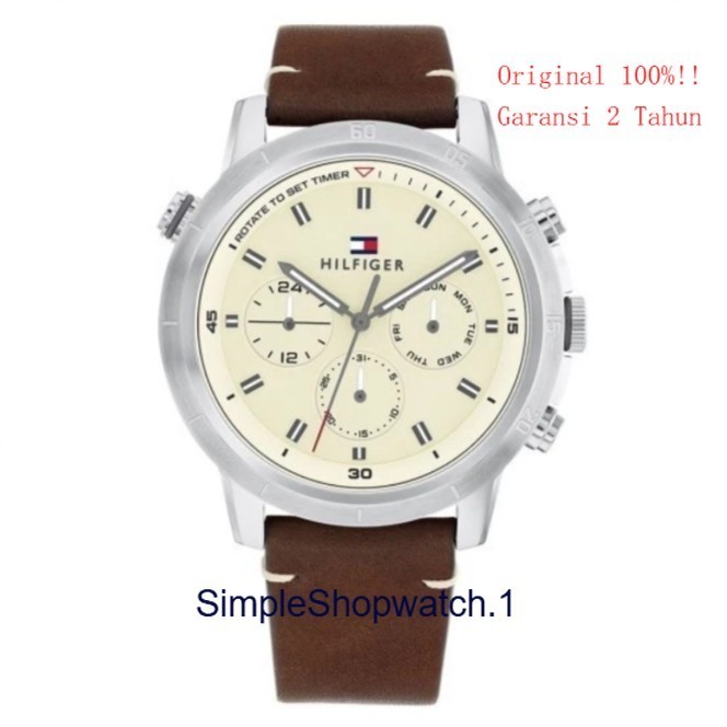 Original 100% TOMMY HILFIGER 1792102 Jam Tangan Pria Garansi Resmi 2 Tahun