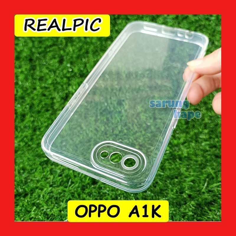 Soft Case Oppo A1K - Airbag Space Clear TPU Softcase Casing Cover Bening Protect Camera