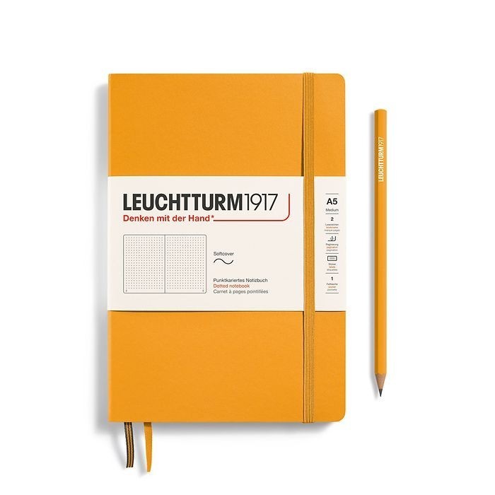 

[KUALITAS TERBAIK] LEUCHTTURM 1917 Notebook Medium A5 123p. Softcover - Rising Sun