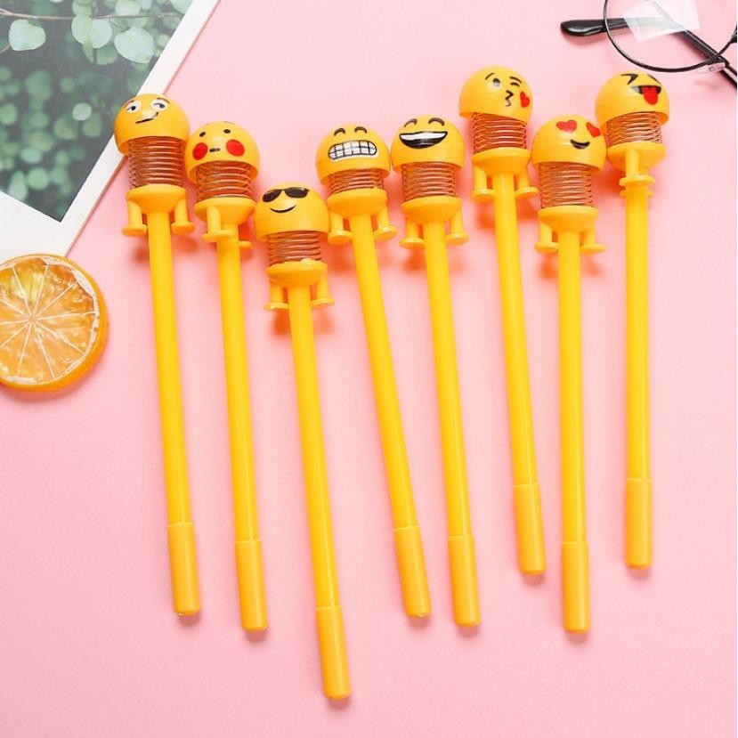 

✨AWC✨ 1 LUSIN PULPEN GEL MOTIF PER EMOTICON LUCU IMUT / BOLPEN GEL KARAKTER / PULPEN EMOJI PP158
