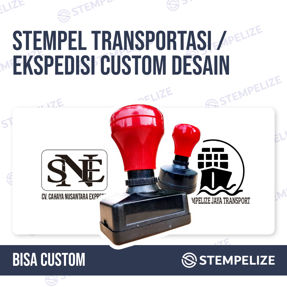 

Stempel Transportasi / Ekspedisi Custom Desain