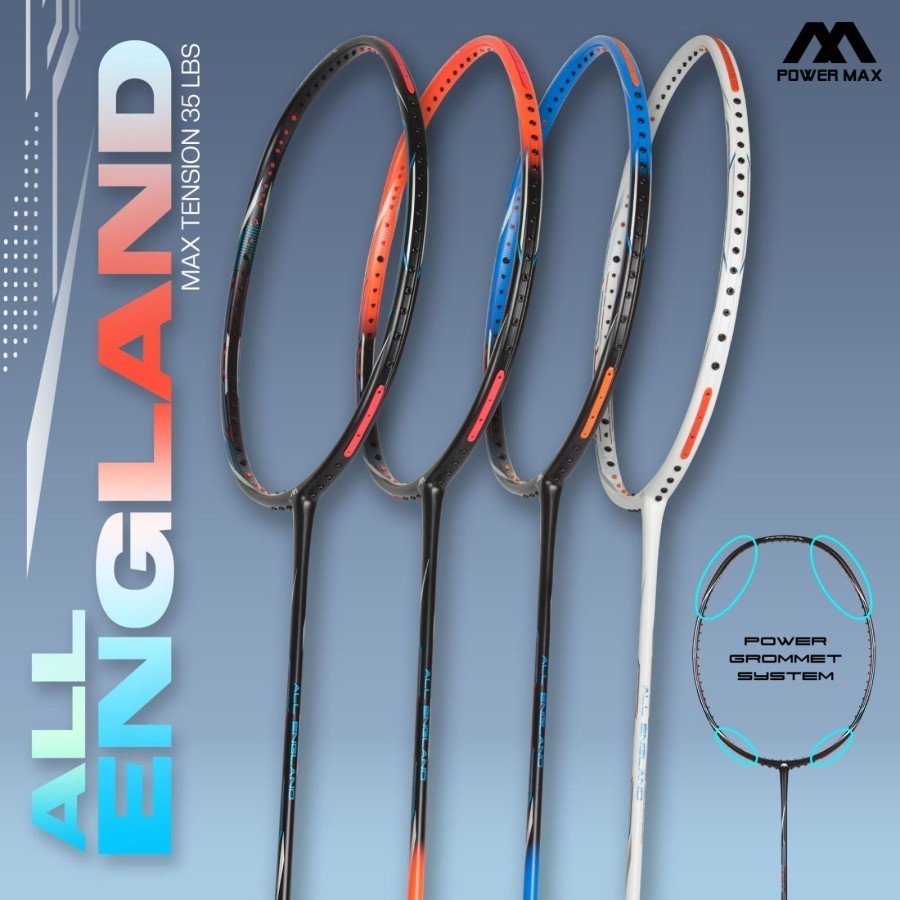 POWER MAX Raket Badminton All England Original