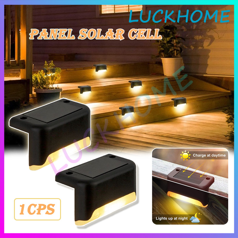 Lampu Tangga Tenaga Surya Solar Deck Light Lampu LED Tenaga Surya Solar Panel Waterproof Lampu Tangg