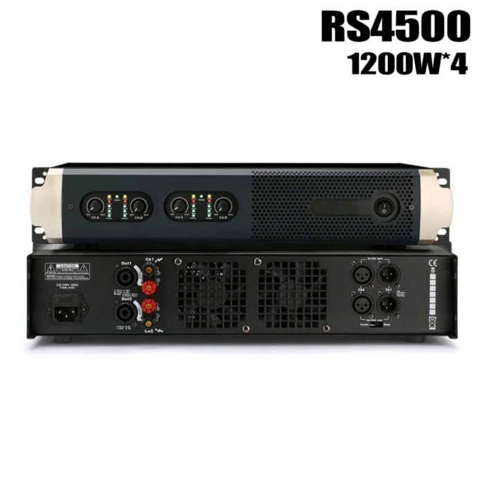 JBL RS4500 Amplifier Daya 1200 Watt 4 Saluran