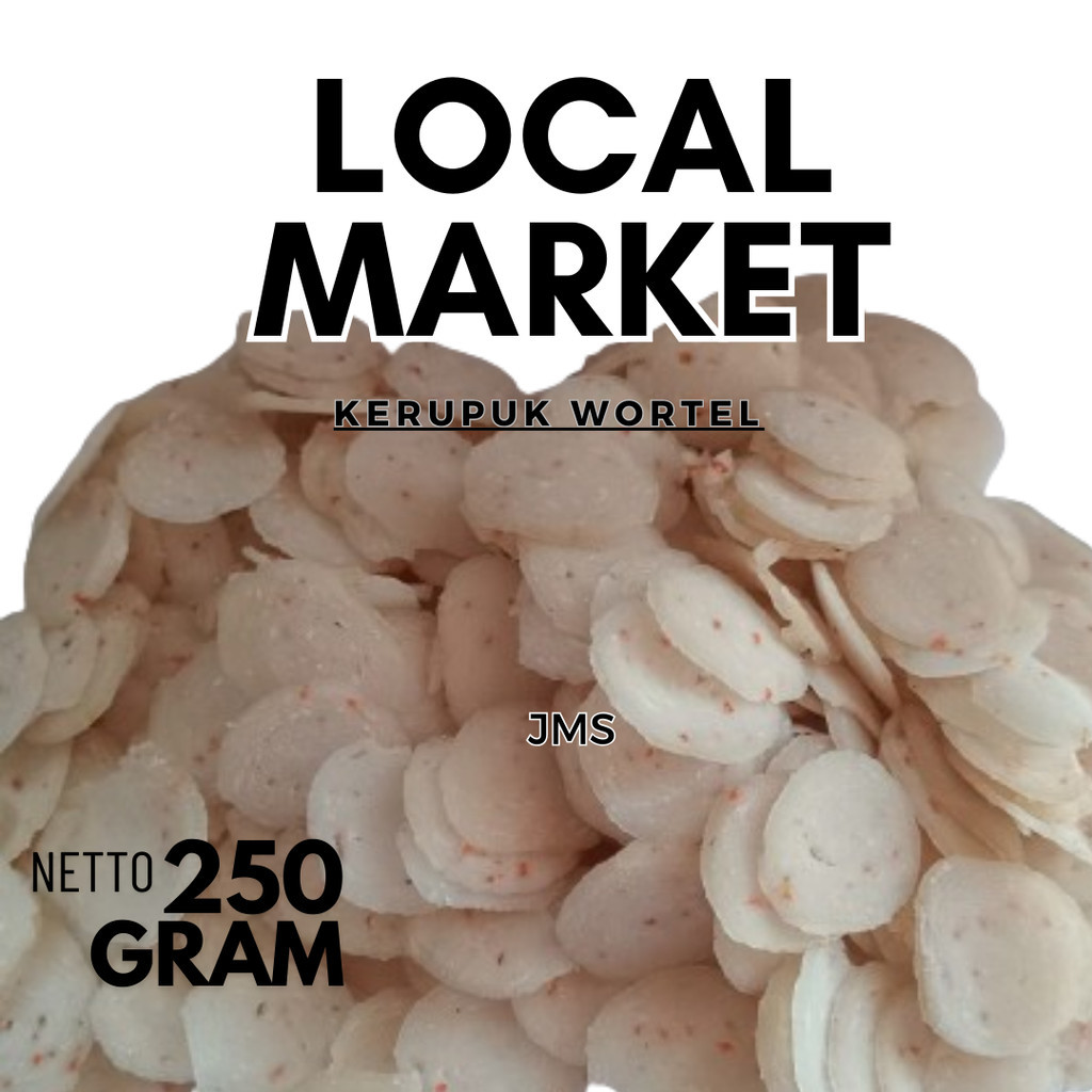 

Kerupuk wortel 250gr produk lokal