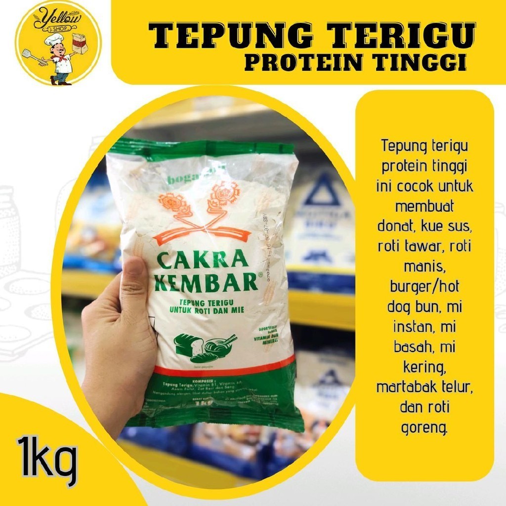 

TEPUNG TERIGU PROTEIN TINGGI 1KG