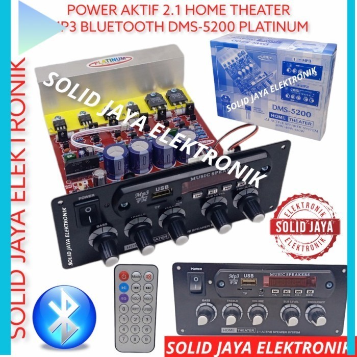 Power Speaker Aktif 2.1 Plus MP3 Kit Home Teather DMS 5200 DMS-5200