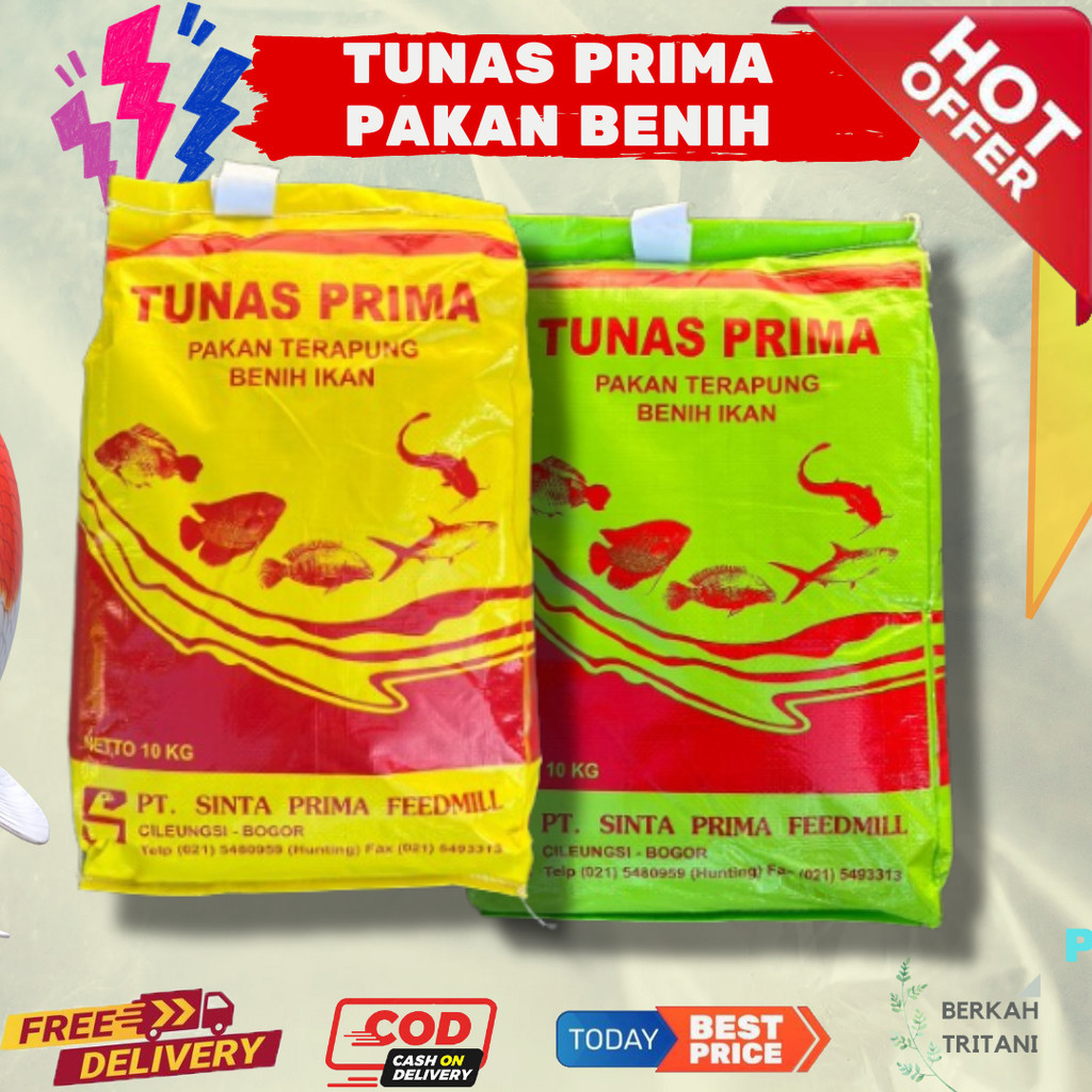 TUNAS PRIMA TP50 TP80 TP120 3kg Pakan Ikan Apung Lele Nila Patin Gurame Hias