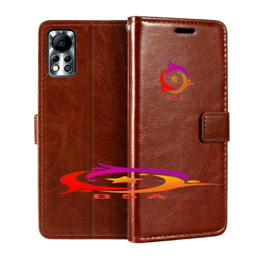 Flip Case Untuk INFINIX HOT 11S NFC Leather Casing Dompet Hot 11S Nfc Slot Card Kasing INFINIX HOT 1