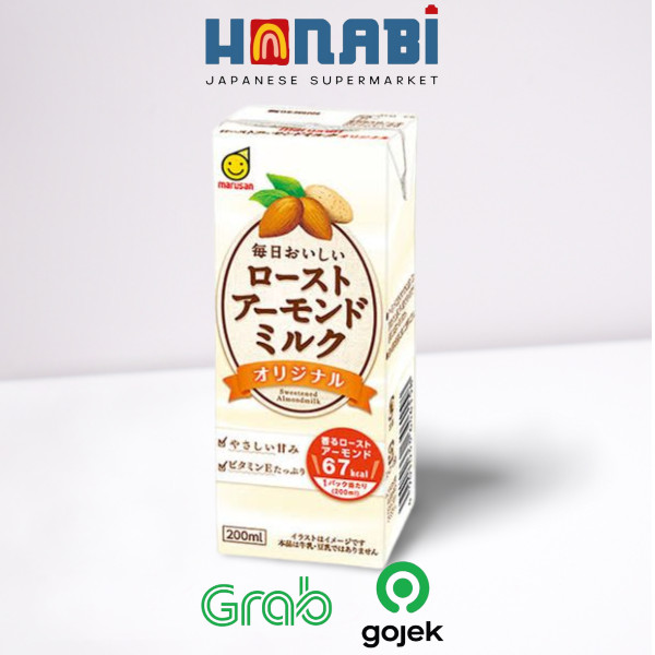 

Marusan Roasted Almond Milk Original 200ml - Susu Almond Made In Japan