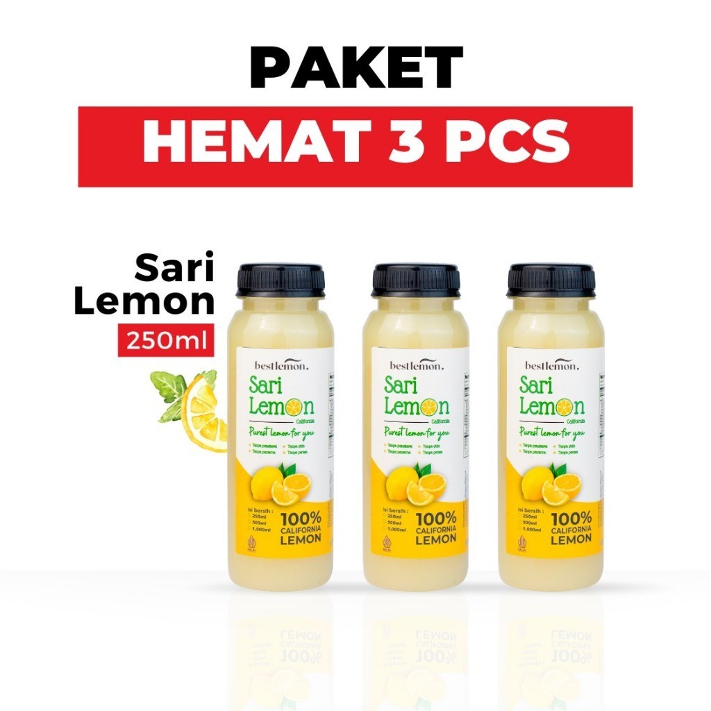 

Paket Bundling Sari Lemon Asli Diet Detox 3 Pcs Organik Murni Sehat With Halal Organic Finega Best