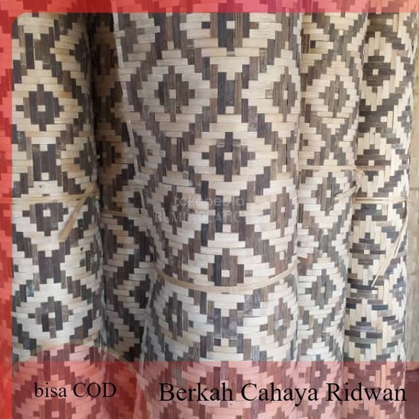 promo bilik bambu motif 200×300 cm Bilik Bambu Anyaman Bambu