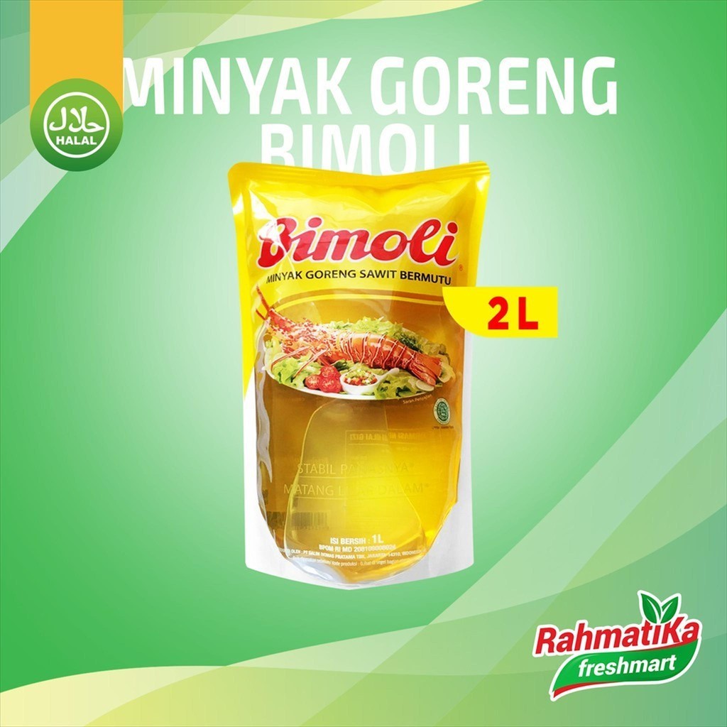 

Bimoli Minyak Goreng Refill / Minyak Goreng Sawit 2 Liter