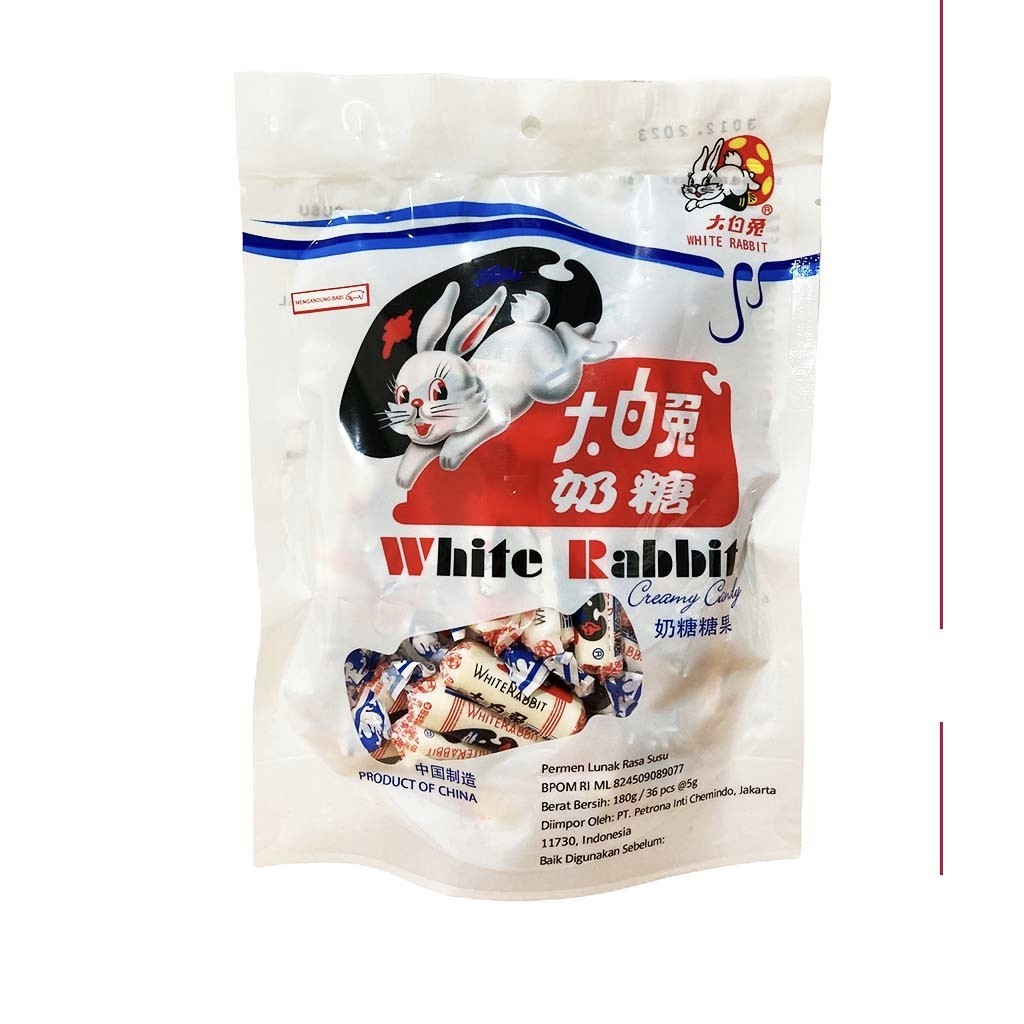 

Permen White Rabbit Creamy Permen Susu Candy 180 gr IMLEK
