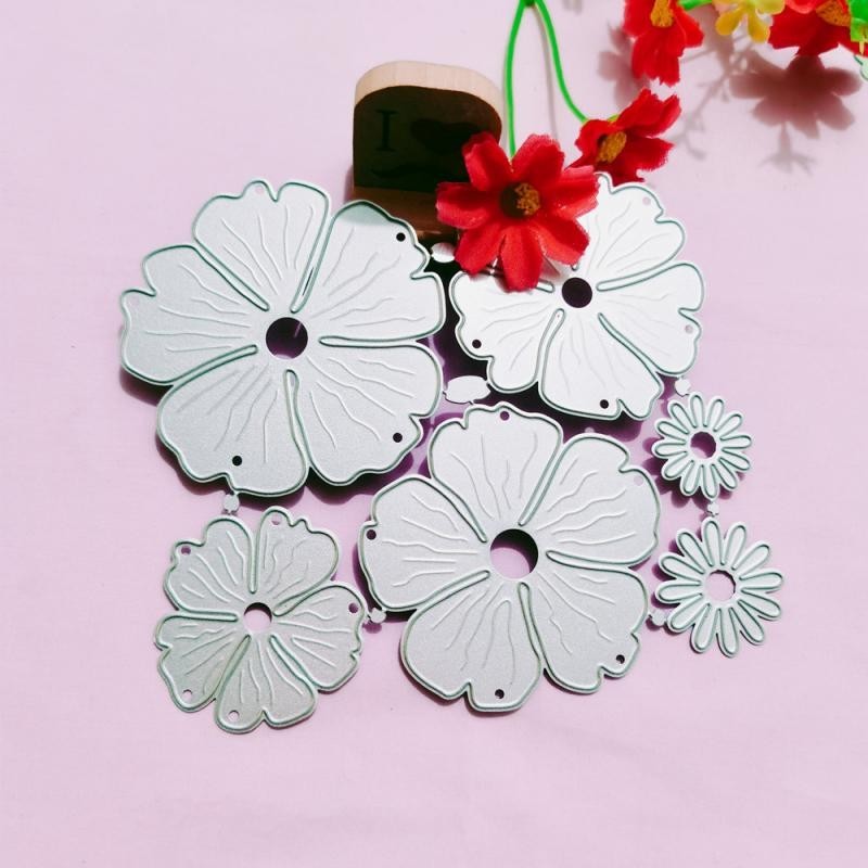 

Metal Cutting Dies Creative Embossing Stencil Flower-shape 3D Die Cuts Stencil DIY Crafts Scrapbook Album Paper Card Home Decor