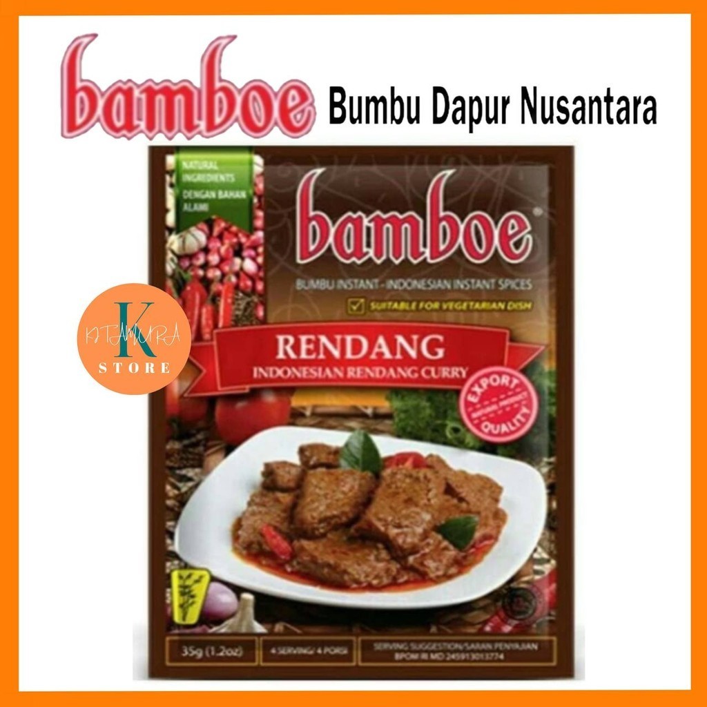 

Bumbu Instan Rendang Bamboe 35Gr