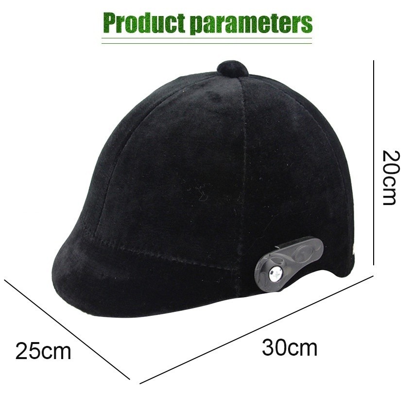 Helm Berkuda Horse Riding Helmet Black