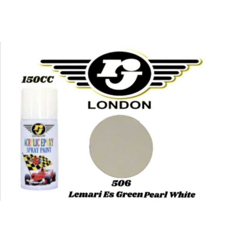 cat spray Pilok pilox cat semprot rj london rj 150cc Lemari Es  Pearl White 506 150CC