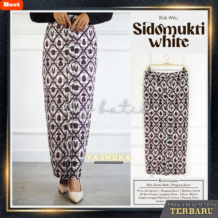 rok wanita kekinian Rok plisket instan jarik wiru batik wanita terbaru bawahan kebaya - sidomukti wh