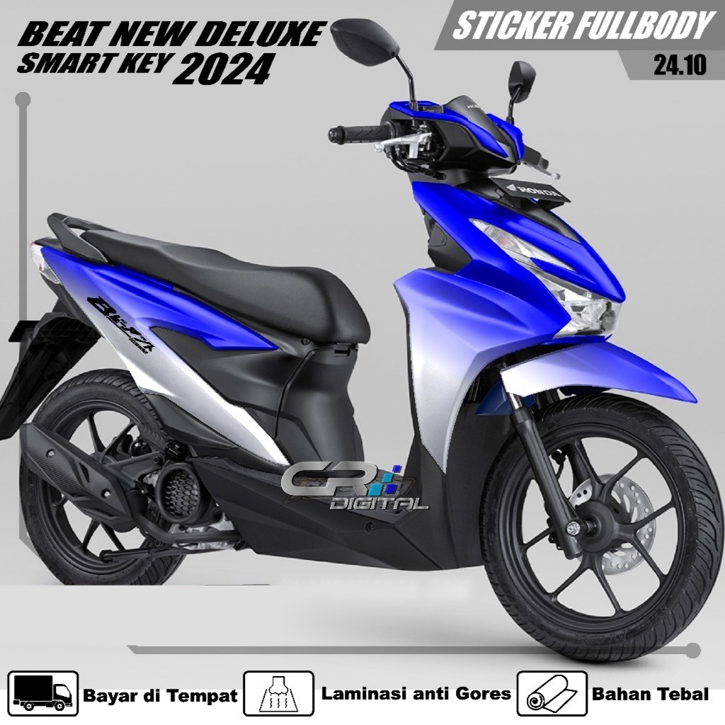 Decal Sticker Honda Beat New Deluxe Smart Key 2024 Sticker Beat Deluxe Beat Street Smart Key Beat Gr