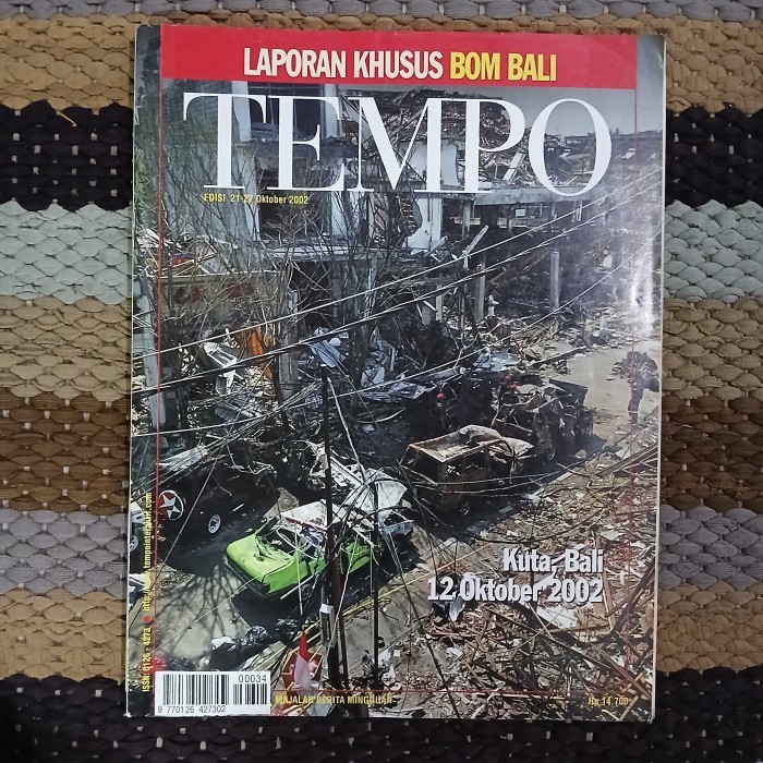Majalah TEMPO LAPORAN KHUSUS BOM BALI - 27 Oktober 2002