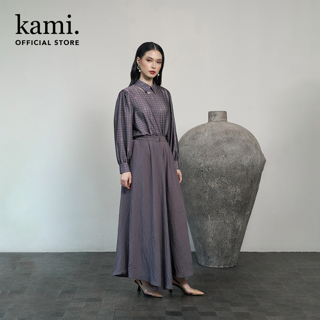 Kami Anika Wide Pants Plain Celana Panjang Wanita