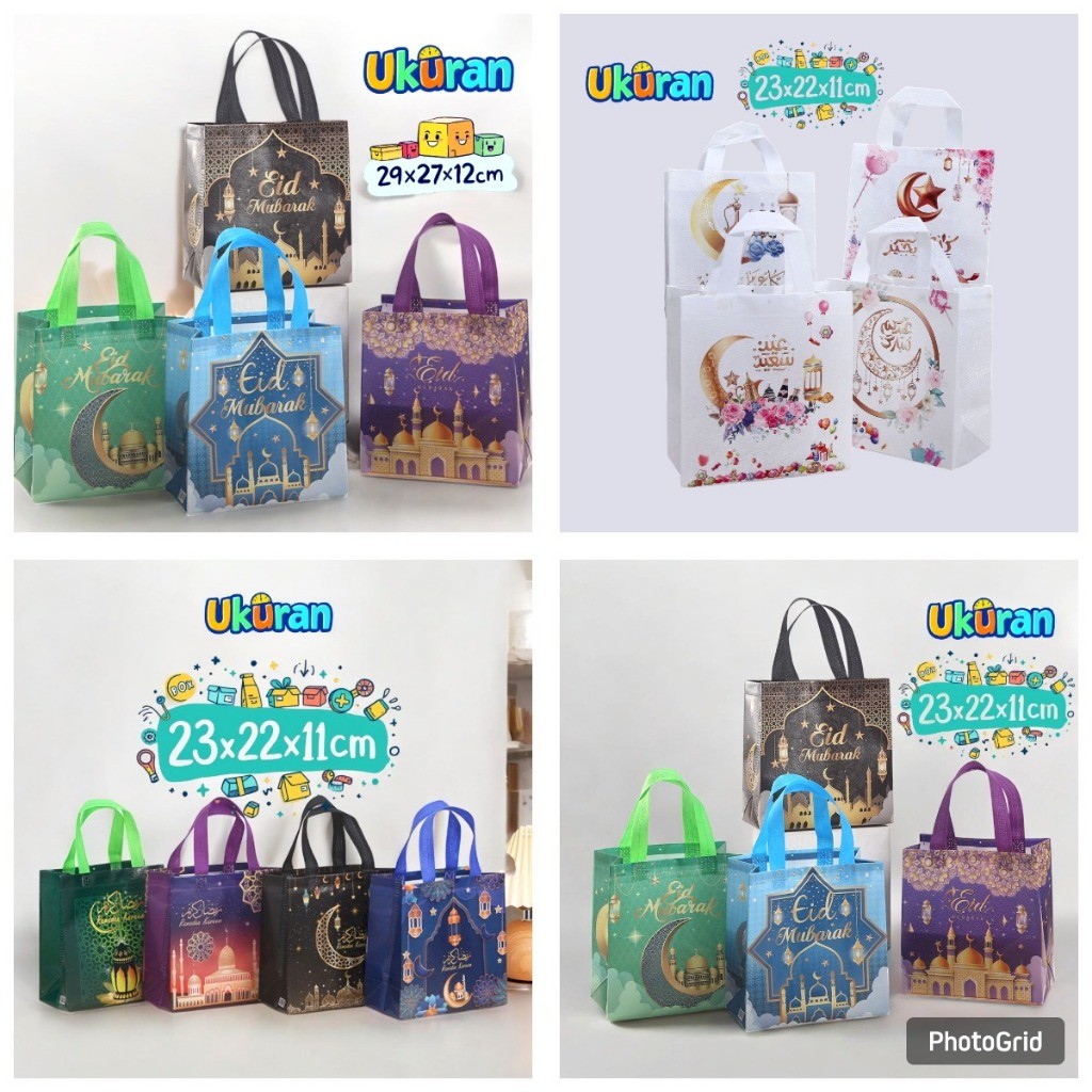 

GOODIE BAG TAS KADO HAMPERS EDISI LEBARAN HARI RAYA IDUL FITRI EID MUBARAK TAS TENTENG IDUL FITRI KANTONG HAMPERS BESAR