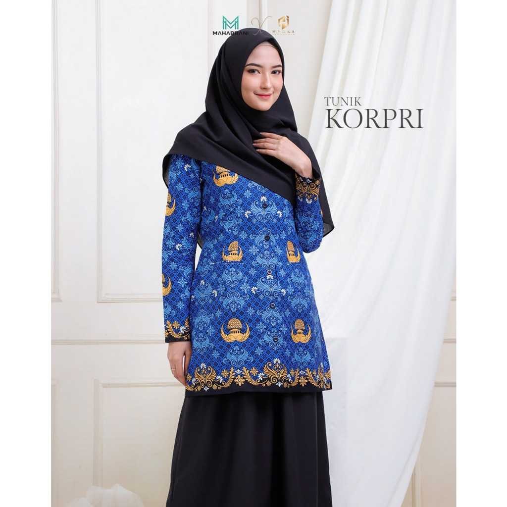 TUNIK KORPRI BAJU DINAS/KORPRI WANITA/TUNIK KORPRI by Maharrani