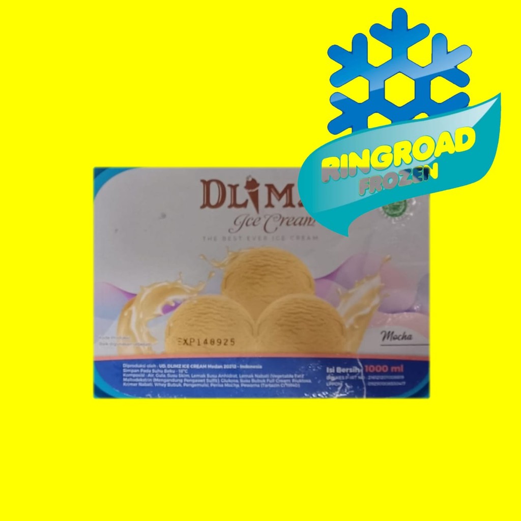 

DLIMZ ICE CREAM MOCHA CHIP 1 LITER