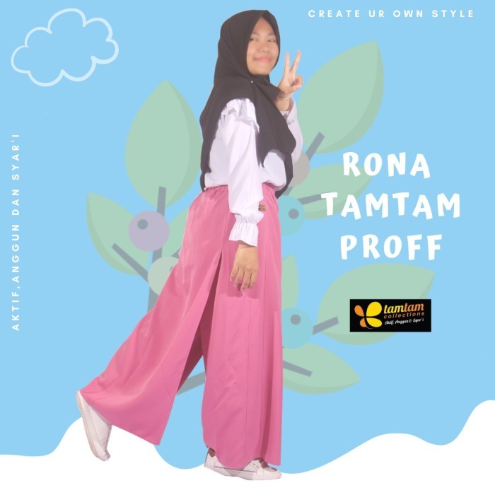 Rok Celana Formal | Rok Celana Proff Tamtam Collection - S, Abu-abu