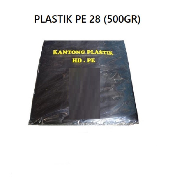 

Plastik Hitam Plastik HD PE 28 500Gram Kantong Kresek
