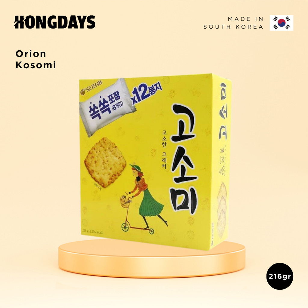 

Orion Kosomi 216g - Kukis Rasa Kelapa Made In Korea - HONGDAYS