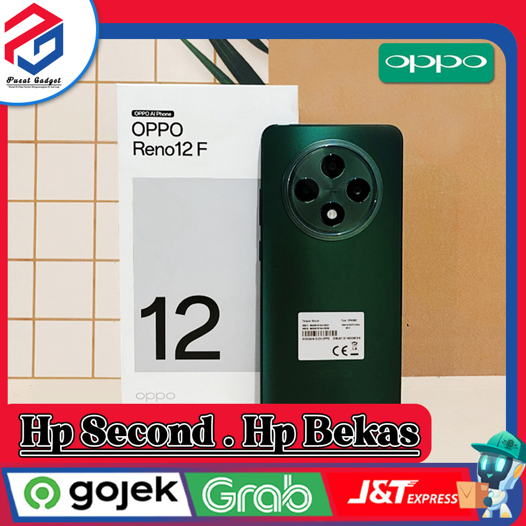 Oppo Reno 12F 4G | 5G Ram 8/256GB | Ram 12/256GB Second Grade A