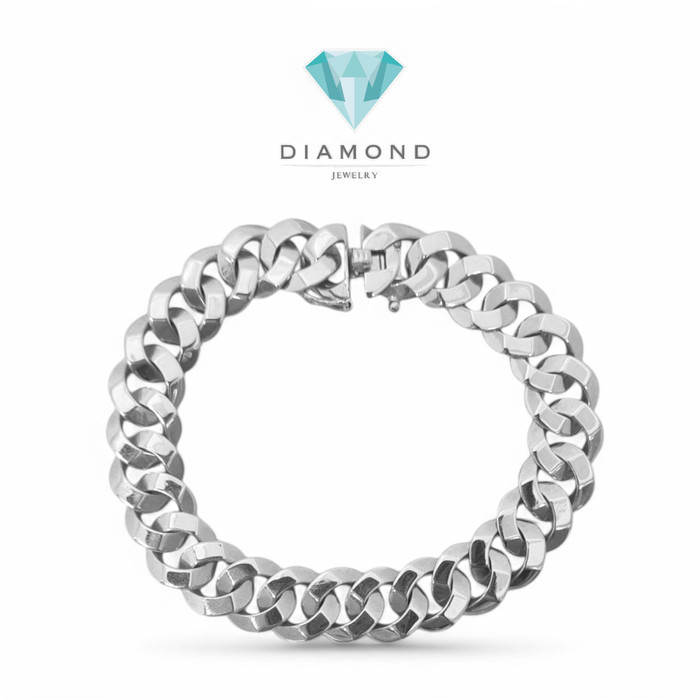 Gelang Sisik Naga Mas 700K-Diamond Jewelry-73GMS11WP