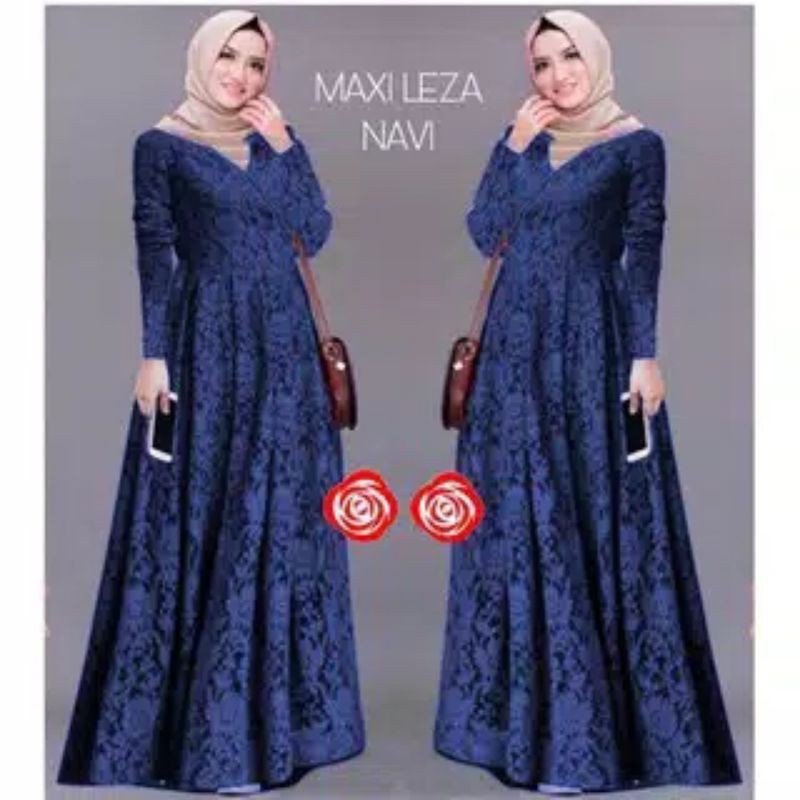 [RAJA PROMO] MAXI LEZA/MAXI BRUKAT TULANG/GAMIS  BRUKAT TILLE/GAMIS MURAH/GAMIS BRUKAT/GAMIS TERBARU