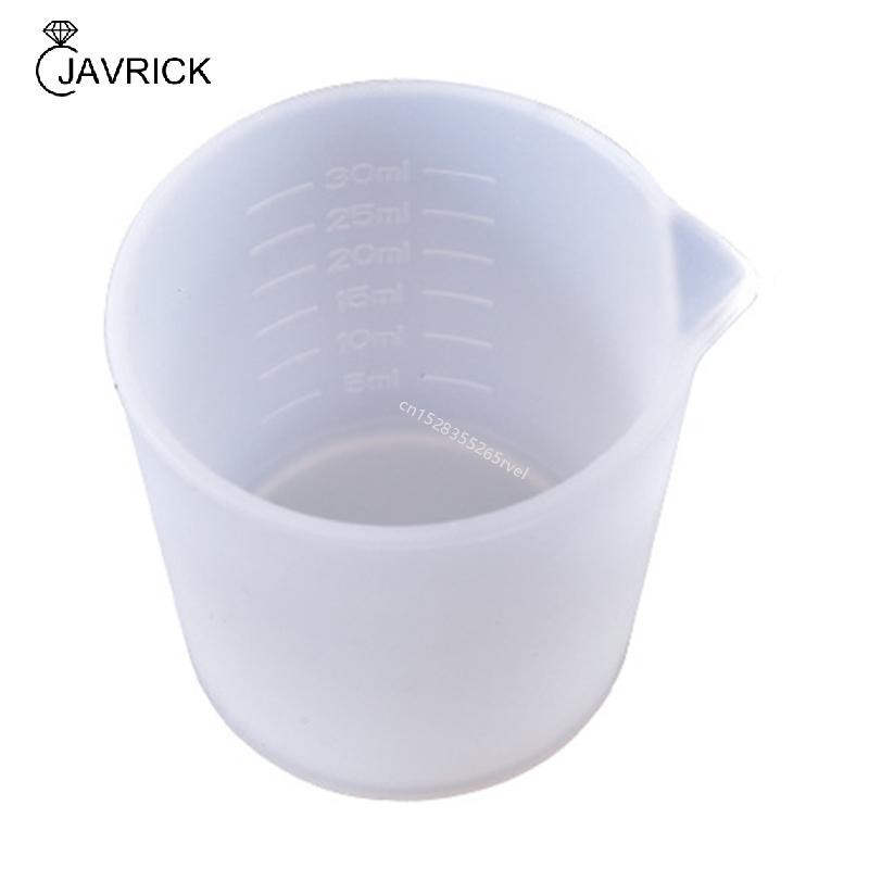

30ML Silicone Measuring Cup Handmade DIY Jewelry Making Tools Crystal Epoxy Resin Mixed Measure Accessories