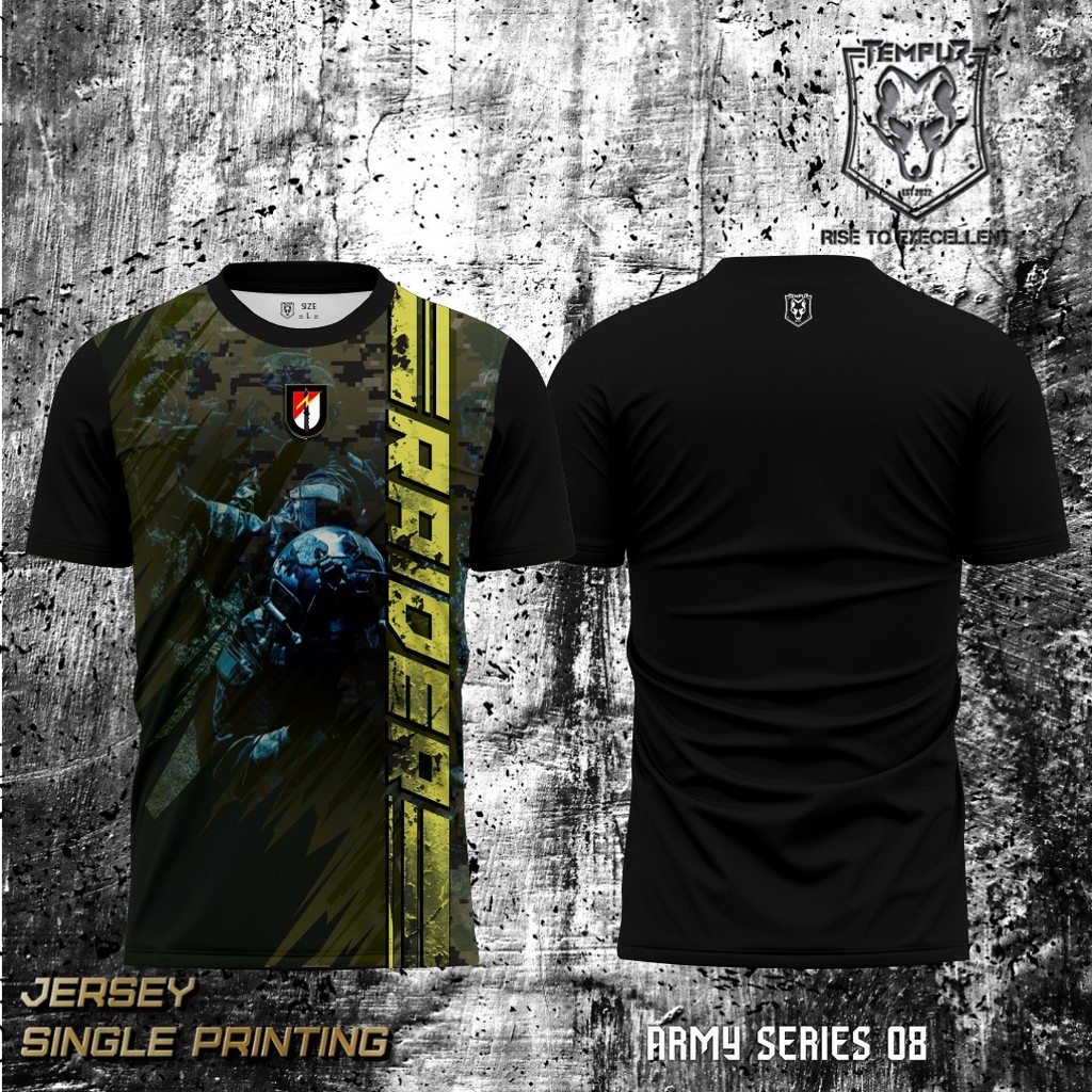 kaos raider -baju olahraga tni -jersey tni