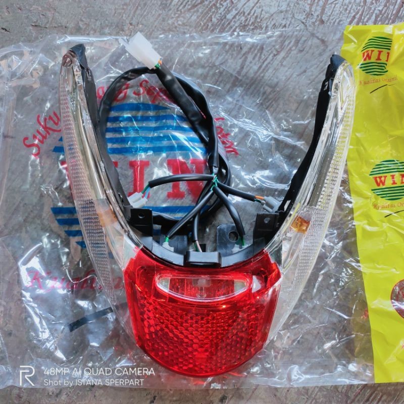 cover stop lamp / lampu stop belakang vario karbu 110 lama