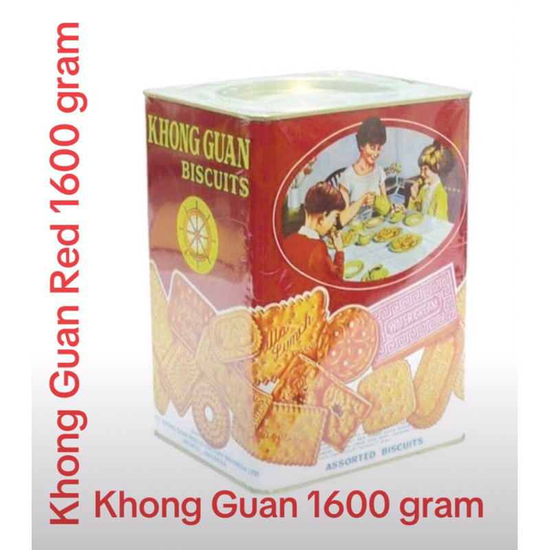 

Khong Guan Biscuit Kaleng Kotak 1600 gram pusat grosir jajan murah meriah