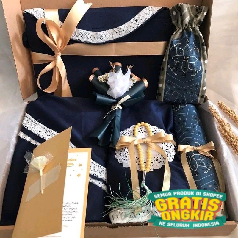 

Paket Hampers Set Alat Solat Lengkap Kado Ulang Tahun Istri Kado Cewek Seserahan Hadiah Pernikahan./ keluarga oleh oleh