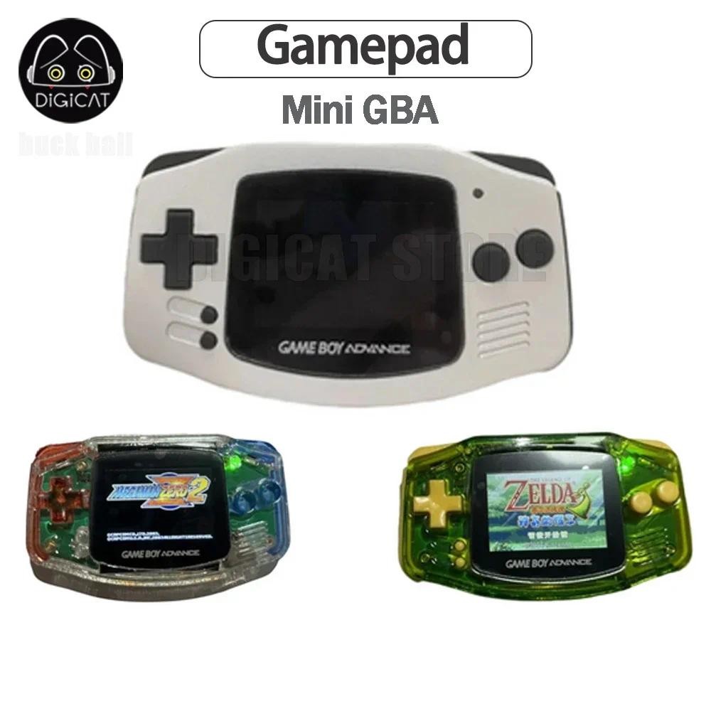 Mini GBA Handheld Game Console Mini Portable Gamer Console Ips Screen Transparent Gamepad With Batte