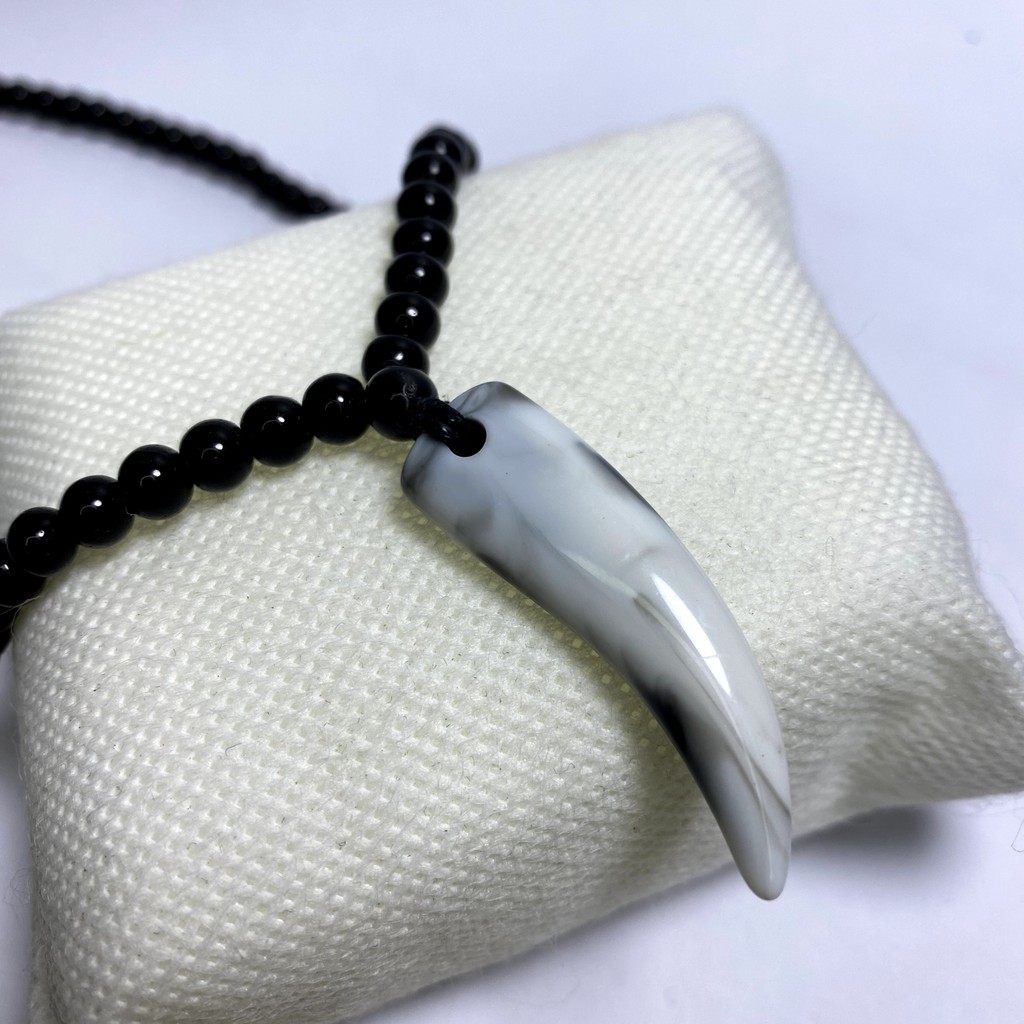 Kalung Pria Wanita Asman Authentic Zen Necklace Taring Premium - A045