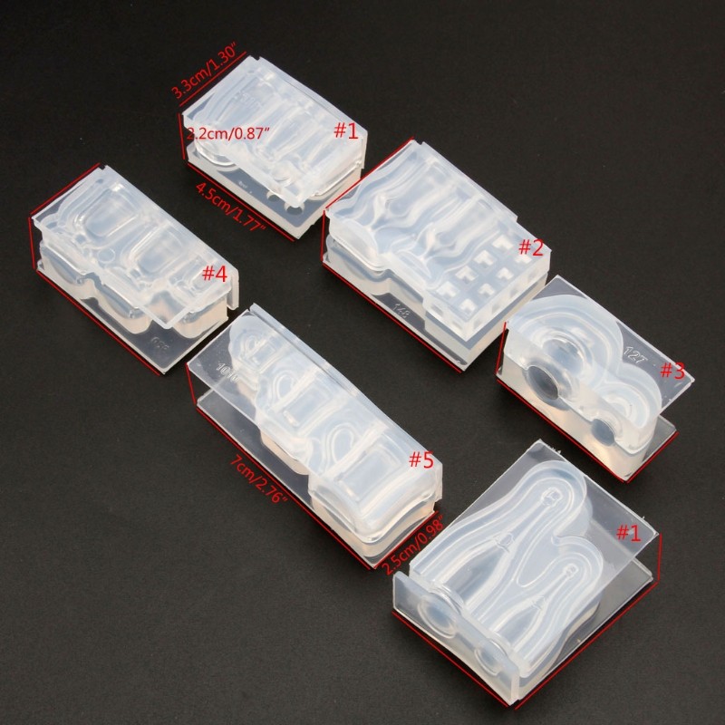 

E15E Epoxy Molds Large Art Resin Molds DIY Silicone Resin Casting Molds Bottle 3D Goblet Cup Mold for Crafts Decor