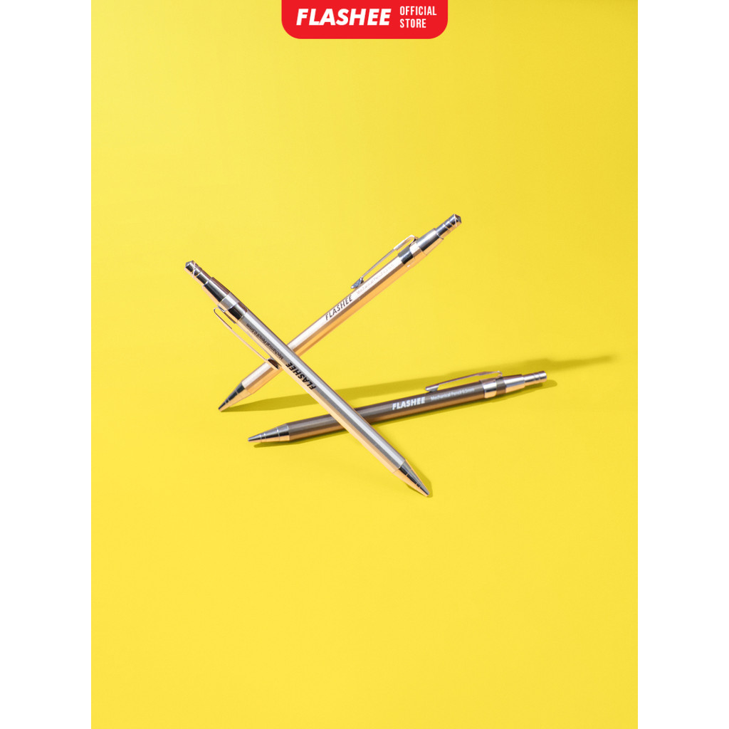 

Flashee Pencil Mechanic Pensil Mekanik Cetek Tip 0.5 mm Pensil Mekanik Batang Tipis